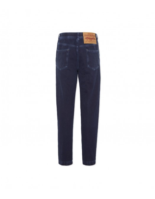 JEANS DSQUARED2, Navy blue, Relaxed Fit, Bleumarin - S74KB1069D25021470