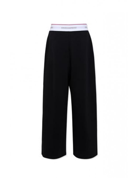 Pantaloni DSQUARED2, cotton joggers, Negru - S74KB1152D25028900