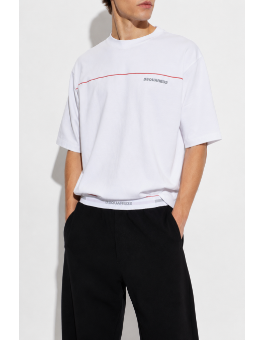Pantaloni DSQUARED2, cotton joggers, Negru - S74KB1152D25028900