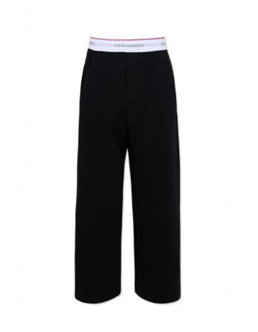 Pantaloni DSQUARED2, cotton joggers, Negru - S74KB1152D25028900