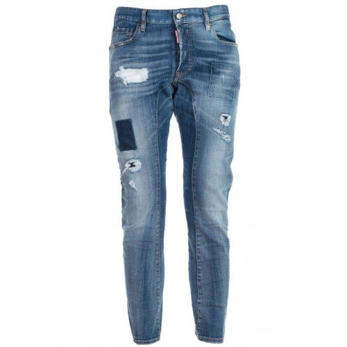 BLUGI DSQUARED2 SS20 S74LB0613470, TIDY BIKER JEAN