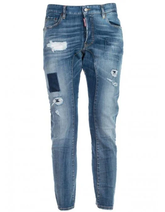 Blugi DSQUARED2 SS20 - S74LB0613470 - JEANS BARBATI
