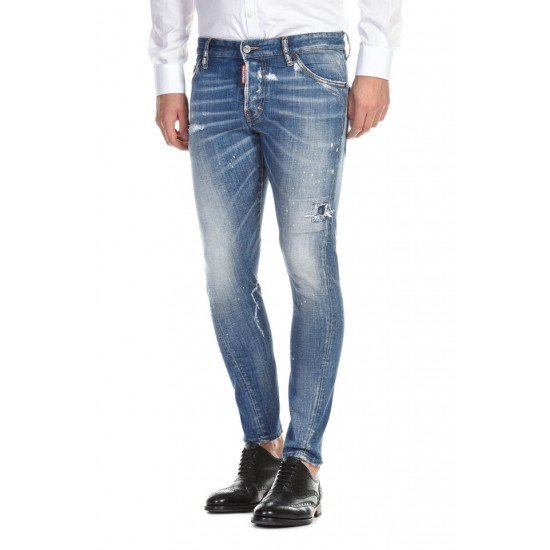 BLUGI DSQUARED2 FW19 SEXY TWIST JEANS DSQUARED2 FW19 SEXY TWIST - S74LB0669470 - JEANS BARBATI