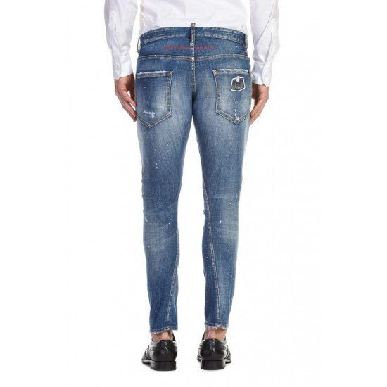 BLUGI DSQUARED2 FW19 SEXY TWIST JEANS DSQUARED2 FW19 SEXY TWIST - S74LB0669470 - JEANS BARBATI