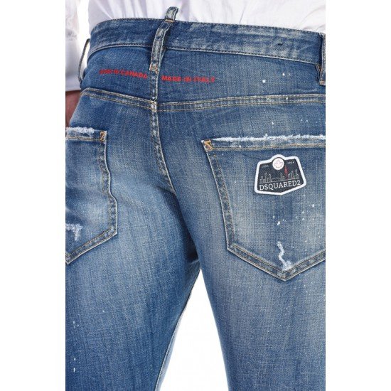 BLUGI DSQUARED2 FW19 SEXY TWIST JEANS DSQUARED2 FW19 SEXY TWIST - S74LB0669470 - JEANS BARBATI