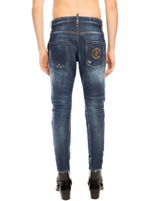 JEANS DSQUARED2 SS20 CLASSIC KENNY TWIST JEANS - S74LB0683470 - JEANS BARBATI