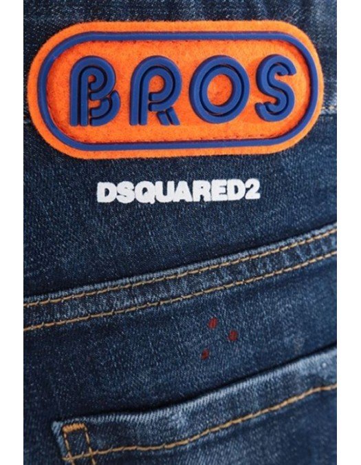 Jeans Dsquared2, Bros Patch, Slim Fit - S74LB0871470