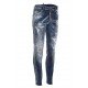 Jeans Dsquared2, Skater Jean, Cu desene colorate - S74LB0922S30708470