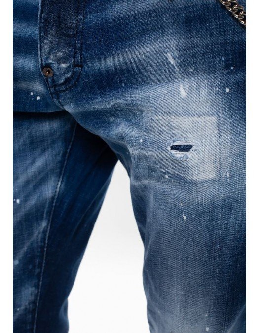 Jeans Dsquared2, Cool Guy Jeans, Eticheta portocalie - S74LB0930S30342470