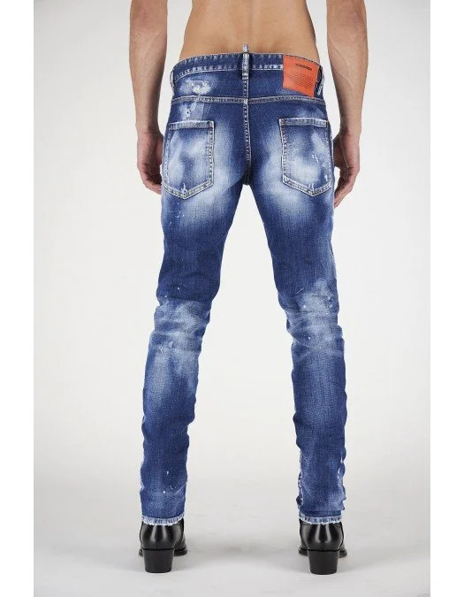 Jeans Dsquared2, Albastru, Cool Guy - S74LB0954S30342470 Jeans Dsquared2, Albastru, Cool Guy - S74LB0954S30342470