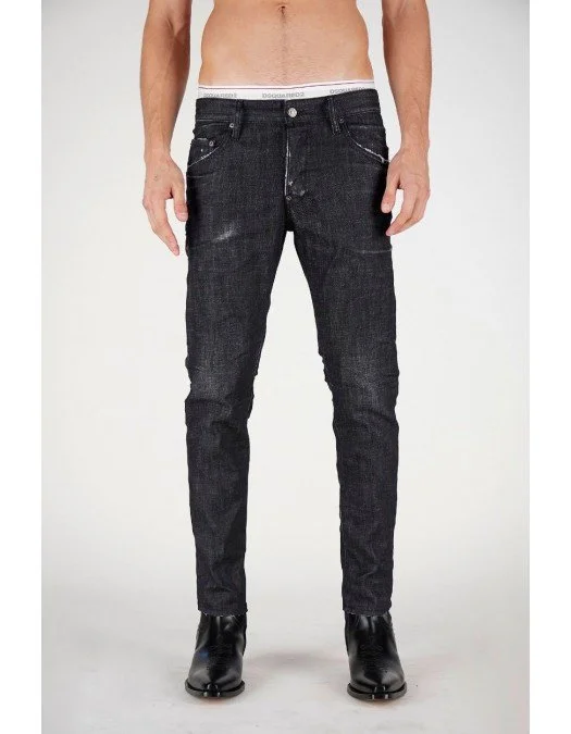 Jeans Dsquared2, Distressed-effect Skinny jeans - S74LB0985S30357900 Jeans Dsquared2, Distressed-effect Skinny jeans - S74LB0985S30357900