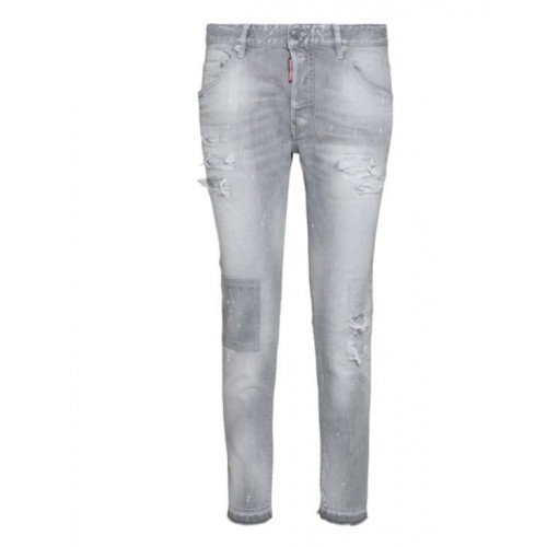 Jeans Dsquared2, Grey Skater, "Made with Love"