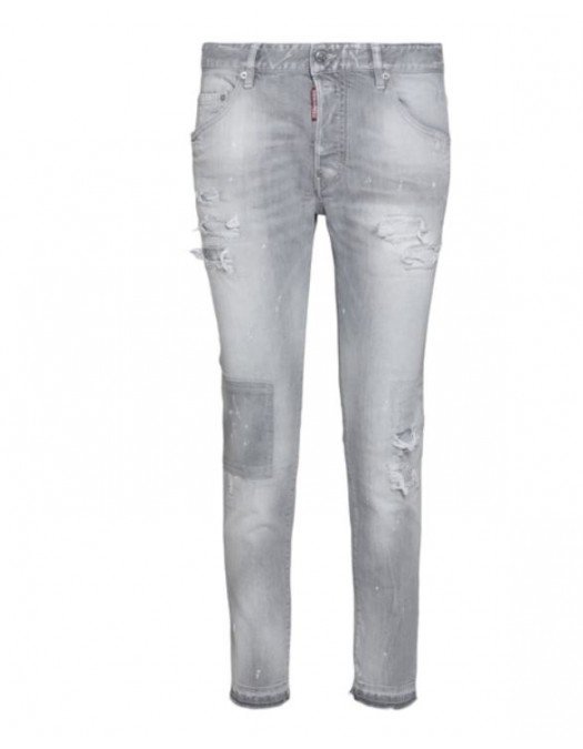 Jeans Dsquared2, Grey Skinny, "Made with Love" - S74LB0987S30260852