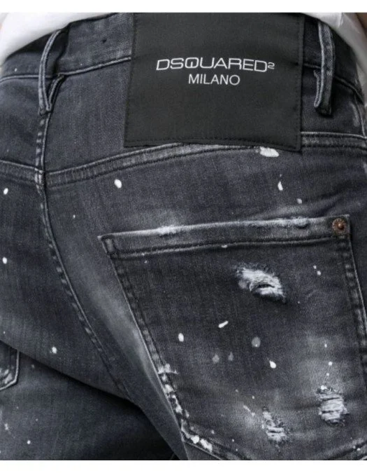 Jeans Dsquared2, Mercury jeans, Fermoar Metalic - S74LB0997S30503900 Jeans Dsquared2, Mercury jeans, Fermoar Metalic - S74LB0997S30503900