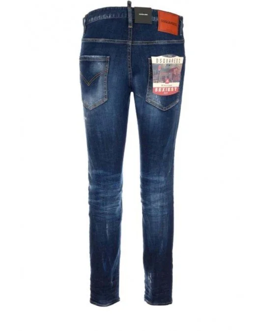 BLUGI DSQUARED2, Skater Blue S74LB1010S30342470 - S74LB1010S30342470 BLUGI DSQUARED2, Skater Blue S74LB1010S30342470 - S74LB1010S30342470