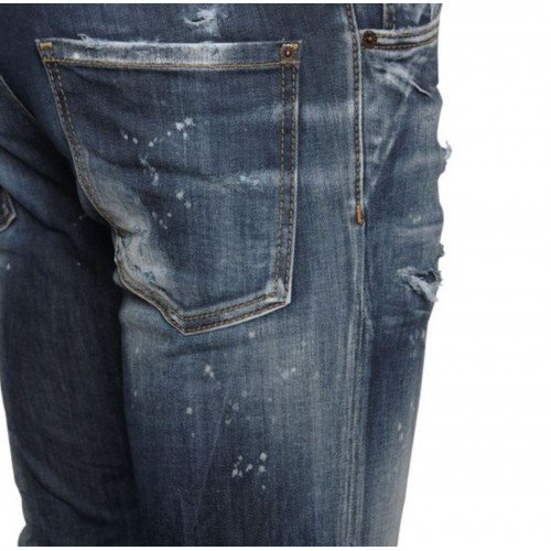 BLUGI  DSQUARED2, Blue, Skater, S74LB1125S30789470