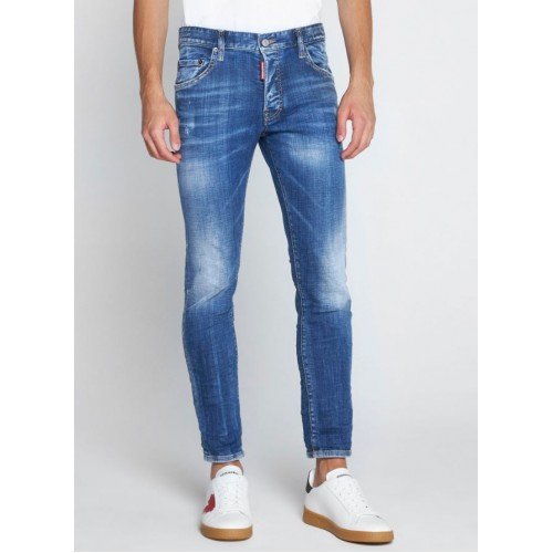 Jeans DSQUARED2, Croiala Skater, Stretch Denim, Blue