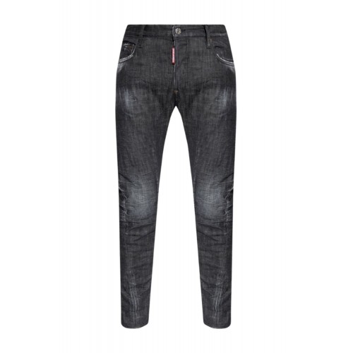 Jeans DSQUARED2, Tidy Biker, Black Used Effect Jeans DSQUARED2, Tidy Biker, Black Used Effect