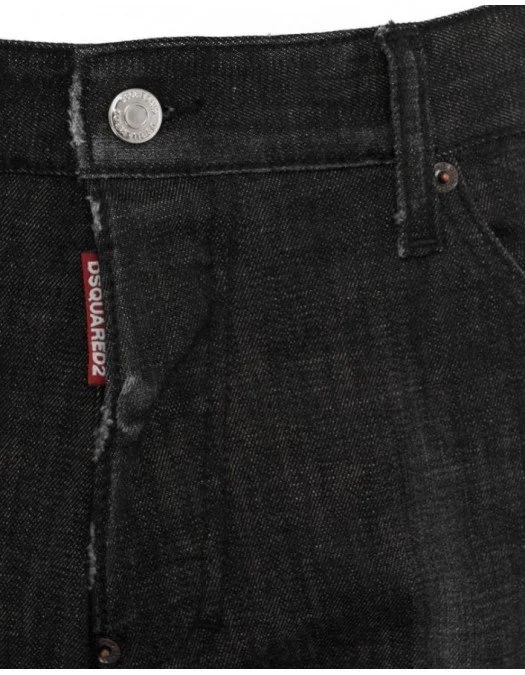 Jeans DSQUARED2, Black Clean Wash, Skater Jeans - S74LB1228S30357900 Jeans DSQUARED2, Black Clean Wash, Skater Jeans - S74LB1228S30357900