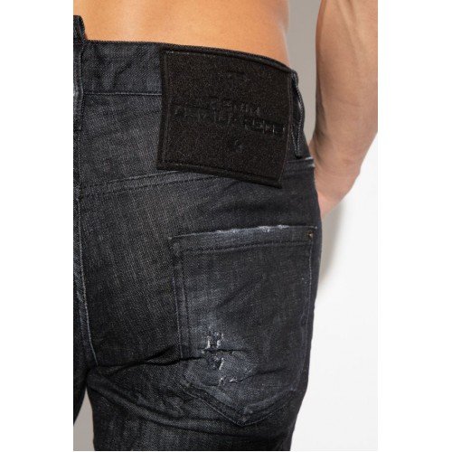 Jeans DSQUARED2, Black Clean Wash, Skater Jeans