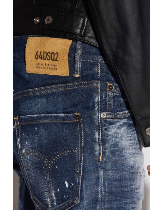 Jeans DSQUARED2,  Blue Slim 64DSQ2, Albastru - S74LB1232S30342470