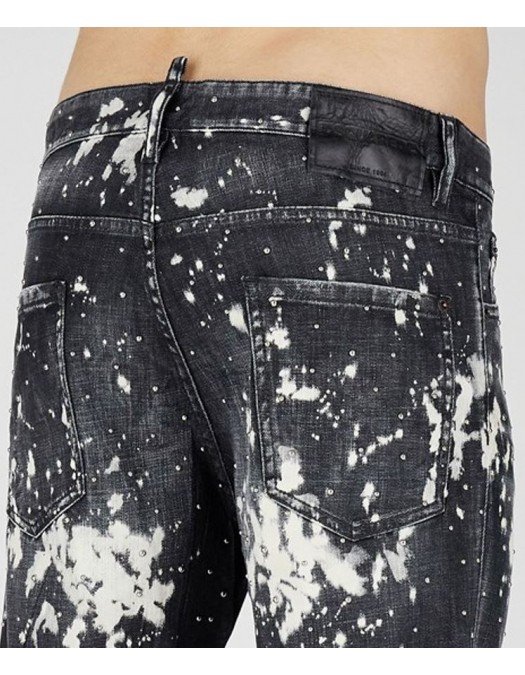 Jeans DSQUARED2,  Paint Splatter, Black - S74LB1235S30357900