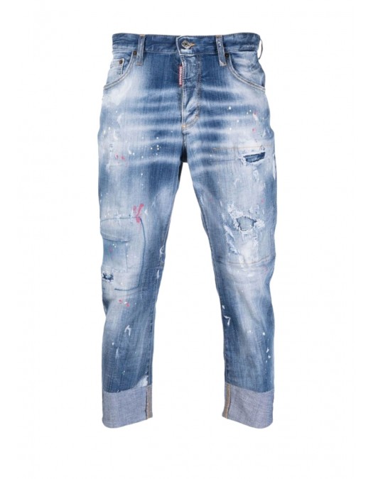 Jeans DSQUARED2, Light Blue, Cropped S74LB1270S30342470 - S74LB1270S30342470 Jeans DSQUARED2, Light Blue, Cropped S74LB1270S30342470 - S74LB1270S30342470
