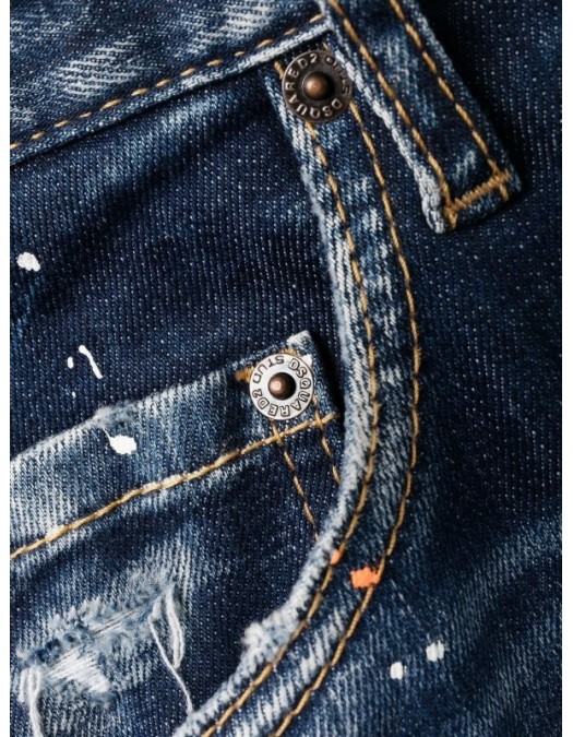 Jeans DSQUARED2, Skater Jeans in Blue - S74LB1274S30342470 Jeans DSQUARED2, Skater Jeans in Blue - S74LB1274S30342470