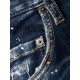 Jeans DSQUARED2, Skater Jeans in Blue - S74LB1274S30342470 Jeans DSQUARED2, Skater Jeans in Blue - S74LB1274S30342470