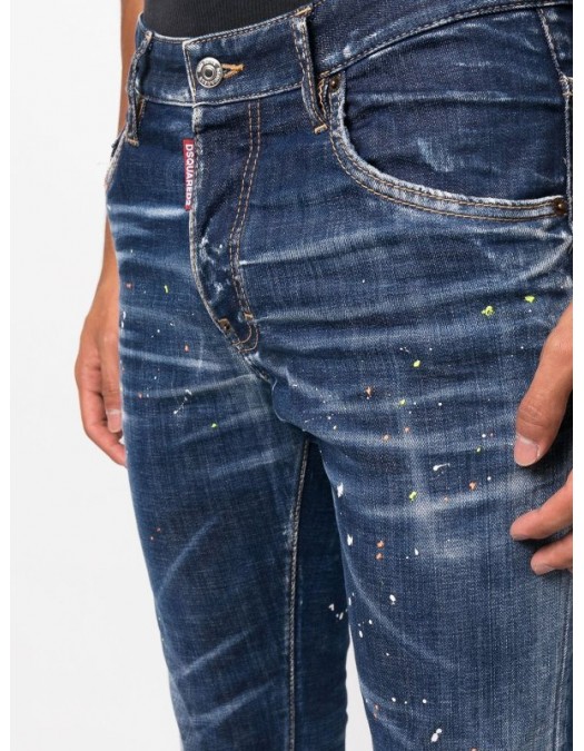 Jeans DSQUARED2, Skater Jeans in Blue - S74LB1274S30342470 Jeans DSQUARED2, Skater Jeans in Blue - S74LB1274S30342470