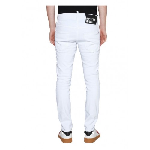 Jeans DSQUARED2, Skater Jeans, All White, S74LB1278STN833100