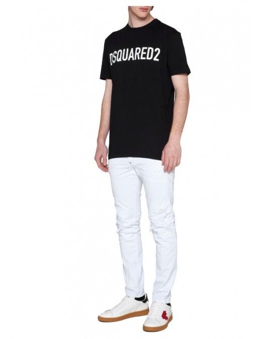 Jeans DSQUARED2, Skater Jeans, All White, S74LB1278STN833100 - S74LB1278STN833100