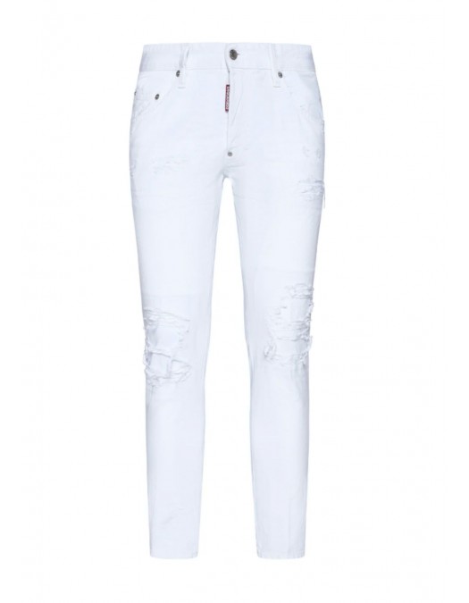 Jeans DSQUARED2, Skater Jeans, All White, S74LB1278STN833100 - S74LB1278STN833100