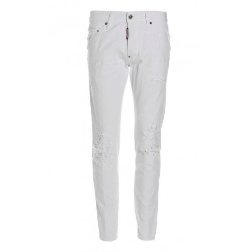 Jeans DSQUARED2, Skater Jeans, All White, S74LB1278STN833100