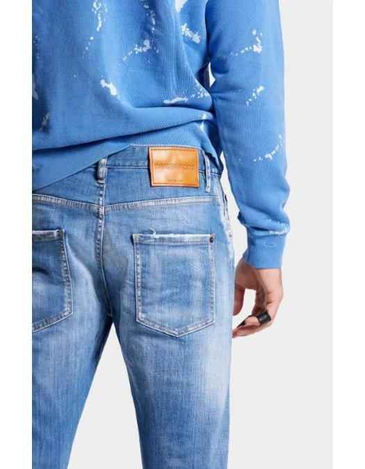 Jeans DSQUARED2, Medium Dc Wash Classic Kenny, Blue - S74LB1306S30342470 Jeans DSQUARED2, Medium Dc Wash Classic Kenny, Blue - S74LB1306S30342470