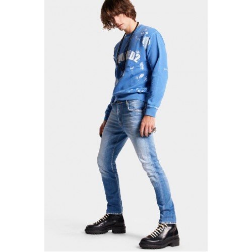 Jeans  DSQUARED2, Medium Dc Wash Classic Kenny, Blue