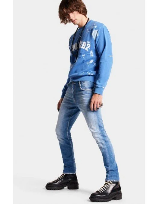 Jeans DSQUARED2, Medium Dc Wash Classic Kenny, Blue - S74LB1306S30342470 Jeans DSQUARED2, Medium Dc Wash Classic Kenny, Blue - S74LB1306S30342470