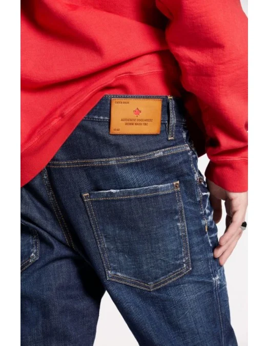 Jeans DSQUARED2, Skater Bleumarin, S74LB1316S30342470 - S74LB1316S30342470 Jeans DSQUARED2, Skater Bleumarin, S74LB1316S30342470 - S74LB1316S30342470