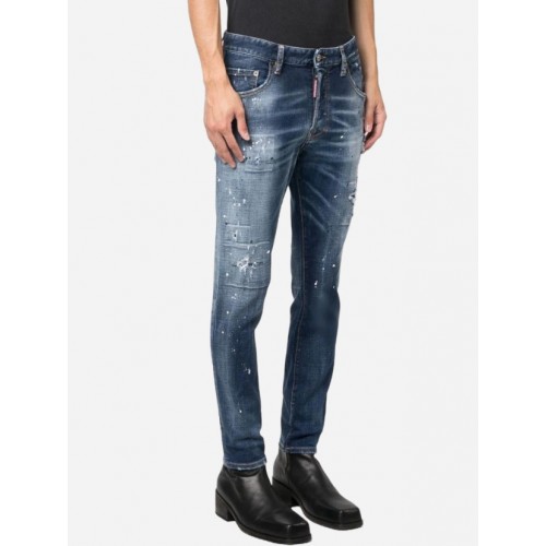 Jeans  DSQUARED2, Blue Skinny Jeans, S74LB1387S30664470 Jeans  DSQUARED2, Blue Skinny Jeans, S74LB1387S30664470