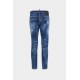 BLUGI DSQUARED2, Dark Easy Wash Skater Jeans - S74LB1556S30664470