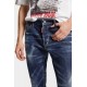 BLUGI DSQUARED2, Slim Fit, Raw-Hem Distressed - S74LB1590S30664470