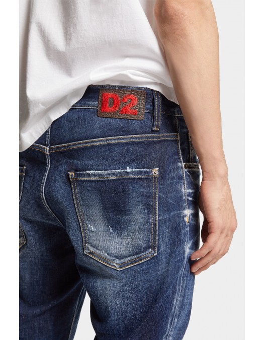 BLUGI DSQUARED2, Slim Fit, Raw-Hem Distressed - S74LB1590S30664470