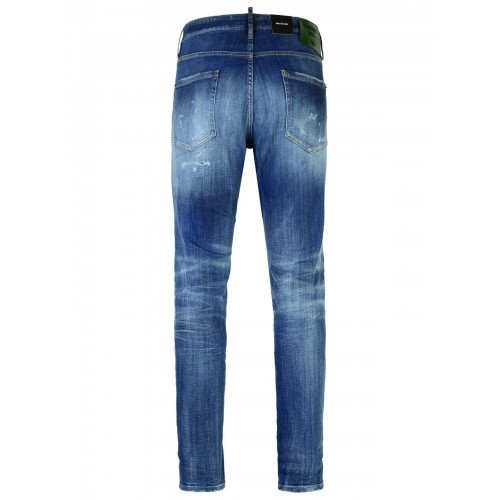 BLUGI DSQUARED2, Cool Guy, Slim Cut, Blue BLUGI DSQUARED2, Cool Guy, Slim Cut, Blue