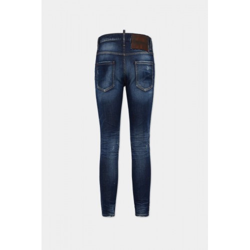 BLUGI DSQUARED2, Dark Desert Wash, Super Twinky Jean, Navy Blue BLUGI DSQUARED2, Dark Desert Wash, Super Twinky Jean, Navy Blue