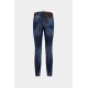 BLUGI DSQUARED2, Dark Desert Wash, Super Twinky Jean, Navy Blue - S74LB1619S30342470