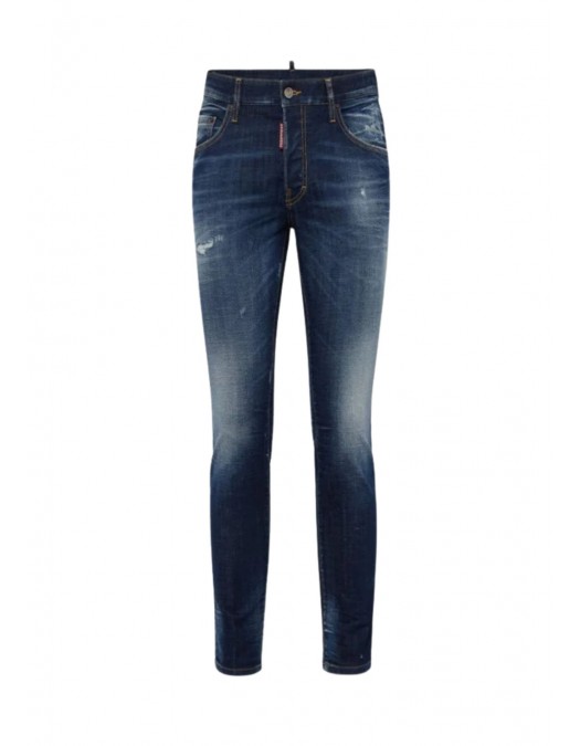 BLUGI DSQUARED2, Dark Desert Wash, Super Twinky Jean, Navy Blue - S74LB1619S30342470 BLUGI DSQUARED2, Dark Desert Wash, Super Twinky Jean, Navy Blue - S74LB1619S30342470