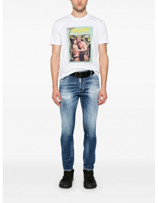 BLUGI DSQUARED2, Skinny, Albastru Indigo - S74LB1620S30872470