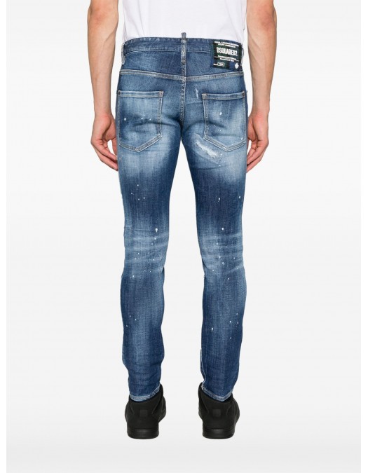 BLUGI DSQUARED2, Skinny, Albastru Indigo - S74LB1620S30872470