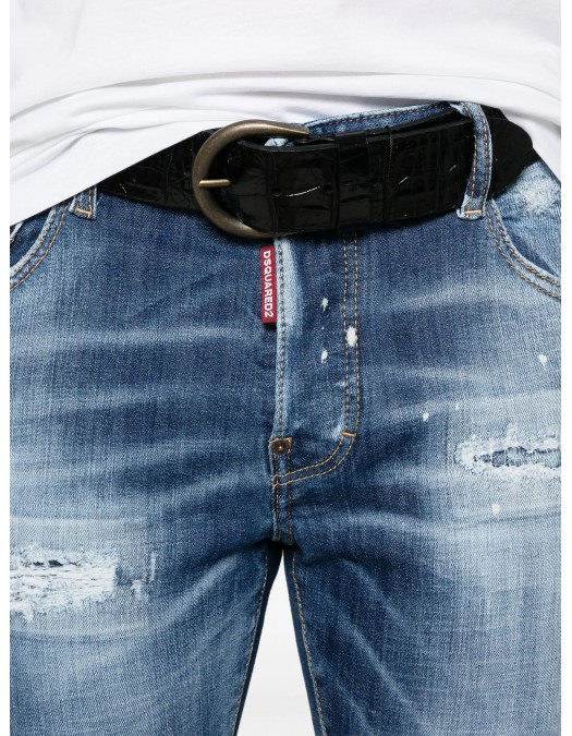 BLUGI DSQUARED2, Skinny, Albastru Indigo - S74LB1620S30872470