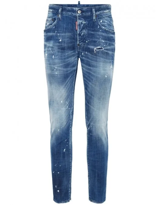 BLUGI DSQUARED2, Slim Cut, Distressed, Blue - S74LB1642S30342470 BLUGI DSQUARED2, Slim Cut, Distressed, Blue - S74LB1642S30342470
